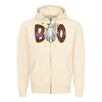 Sandshell boo ghost Zipper Hoodie - RacoonDesign