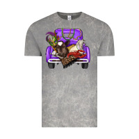 Cloud Rock Mardi Gras Truck With Farm Animals Vintage Tee - RanaPortraitStore