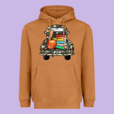 Farm Truck,back To School Heavyweight Hoodie Designed By Jahusdesignshop