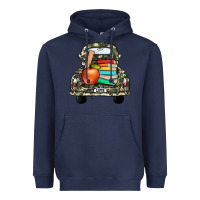 Navy farm truck,back to school Heavyweight Hoodie - JahusDesignShop
