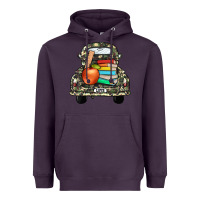 Plum farm truck,back to school Heavyweight Hoodie - JahusDesignShop