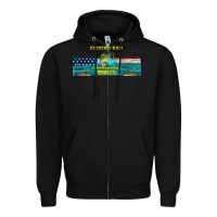 Black fishing dad  libbey glass Zipper Hoodie - HRA Design Shop