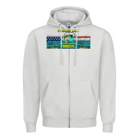 Dove Grey fishing dad  libbey glass Zipper Hoodie - HRA Design Shop