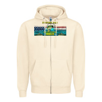 Sandshell fishing dad  libbey glass Zipper Hoodie - HRA Design Shop
