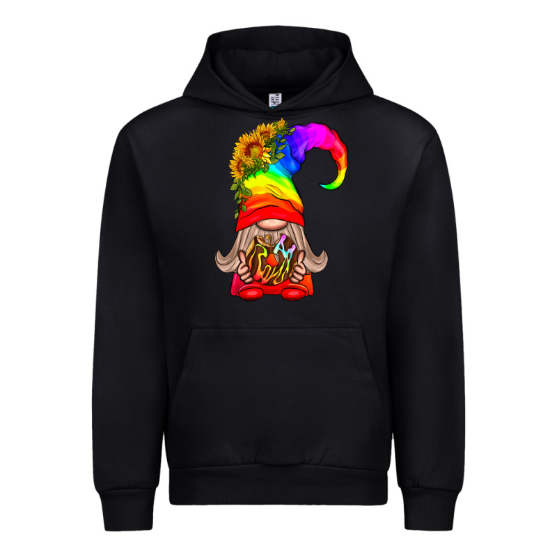 Lgbtq+ Pride Gnome With Donut Urban Hoodie by BundleAndBundleShop | Teevron