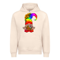 Sandshell LGBTQ+ Pride Gnome With Donut Urban Hoodie - BundleAndBundleShop