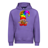 Tulip LGBTQ+ Pride Gnome With Donut Urban Hoodie - BundleAndBundleShop