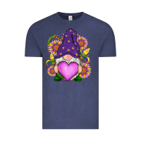 Vintage Denim Mardi Gras gnome Vintage Tee - RanaPortraitStore