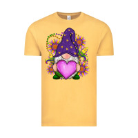 Vintage Mustard Mardi Gras gnome Vintage Tee - RanaPortraitStore
