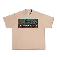Burro Rusty Sunflowers with Cowhide and Turquoise Urban Heavy Tee - RanaPortraitStore