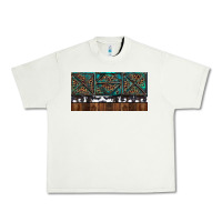 Pistachio Rusty Sunflowers with Cowhide and Turquoise Urban Heavy Tee - RanaPortraitStore
