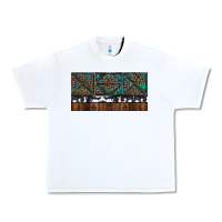 White Rusty Sunflowers with Cowhide and Turquoise Urban Heavy Tee - RanaPortraitStore