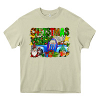 Mossy christmas truck Heavy Core Tee - SublimationCraftShop
