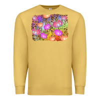 Antique Gold colourful pumpkin background Premium Sweatshirt - AdoDesignShop
