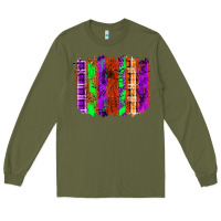 Army Green Halloween Brushstrokes Long Sleeve Tee - texasbilliewilder