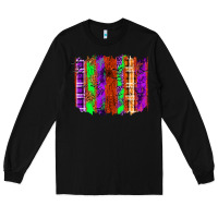 Black Halloween Brushstrokes Long Sleeve Tee - texasbilliewilder