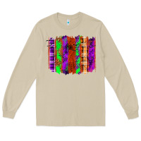 Mushroom Halloween Brushstrokes Long Sleeve Tee - texasbilliewilder