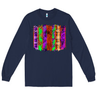 Navy Halloween Brushstrokes Long Sleeve Tee - texasbilliewilder