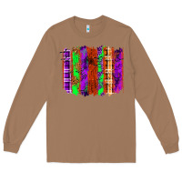 Toasted Coconut Halloween Brushstrokes Long Sleeve Tee - texasbilliewilder