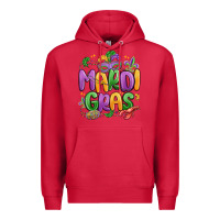 Cardinal mardi gras Premium Hoodie - MaliasSmallBusiness