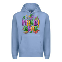 Colony Blue mardi gras Premium Hoodie - MaliasSmallBusiness