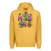 Mustard mardi gras Premium Hoodie - MaliasSmallBusiness