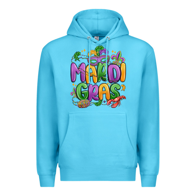 Mardi Gras Premium Hoodie by MaliasSmallBusiness | Teevron