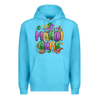 Ocean Blue mardi gras Premium Hoodie - MaliasSmallBusiness