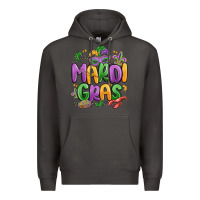 Smoke mardi gras Premium Hoodie - MaliasSmallBusiness