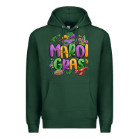 Sports Green mardi gras Premium Hoodie - MaliasSmallBusiness
