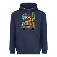 Navy farm truck,back to school Heavyweight Hoodie - JahusDesignShop