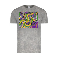 Cloud Rock Mardi Gras Cowhide Vintage Tee - RanaPortraitStore