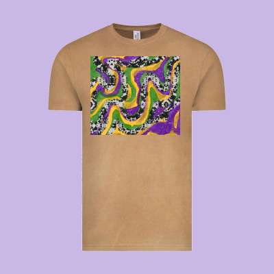 Vintage Tee Mardi Gras Cowhide