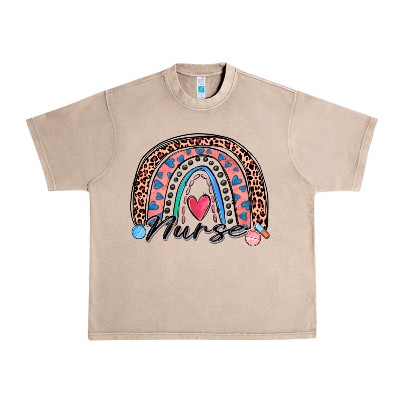 Nurse Rainbow Urban Heavy Tee by Zillion Design Studio | Teevron