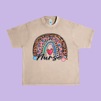 Urban Heavy Tee nurse rainbow