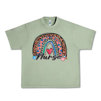 Oil Green nurse rainbow Urban Heavy Tee - Zillion Design Studio
