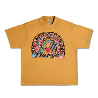 Peanut Butter nurse rainbow Urban Heavy Tee - Zillion Design Studio
