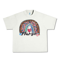 Pistachio nurse rainbow Urban Heavy Tee - Zillion Design Studio