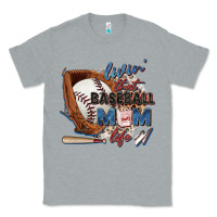 Heather Grey livin' that baseball mom life Classic Tee - Zillion Design Studio
