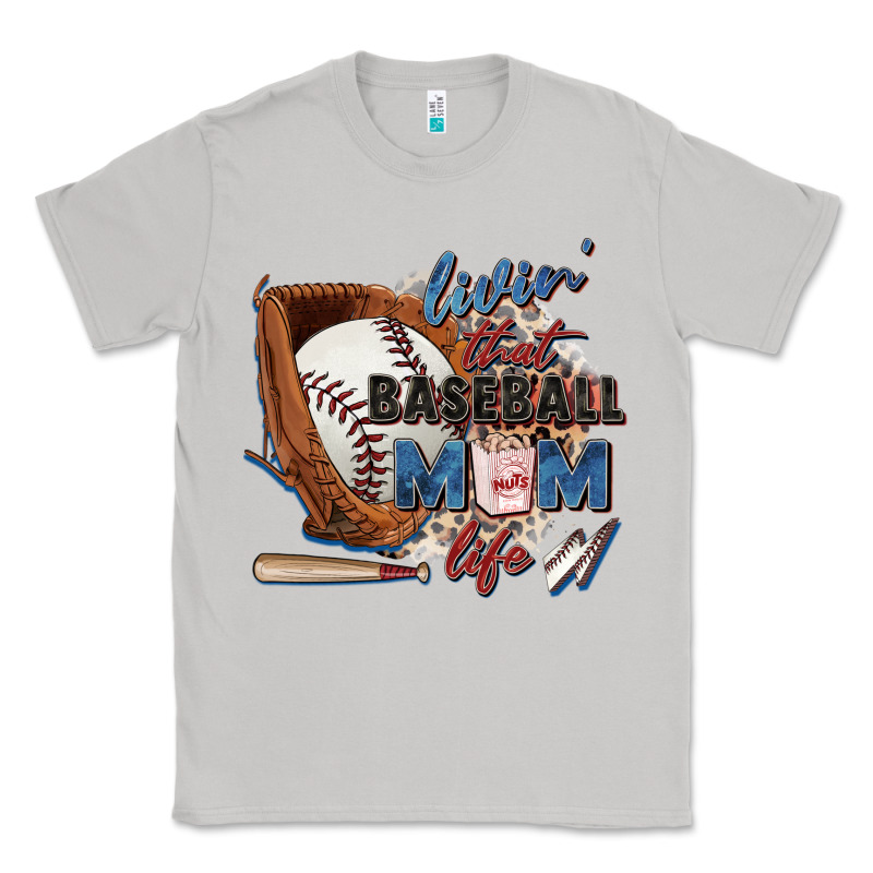 Livin' That Baseball Mom Life Classic Tee by Zillion Design Studio | Teevron