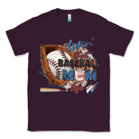Plum livin' that baseball mom life Classic Tee - Zillion Design Studio