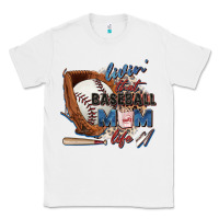 White livin' that baseball mom life Classic Tee - Zillion Design Studio