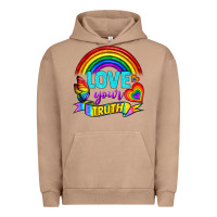 Pigment Burro Love Your Truth Urban Hoodie - BundleAndBundleShop