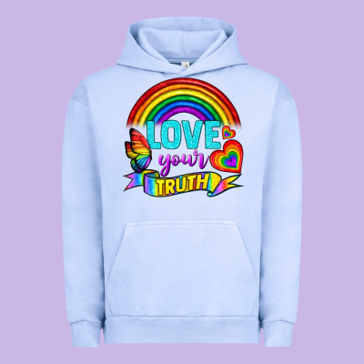 Love Your Truth Urban Hoodie Designed By Bundleandbundleshop