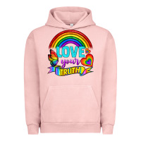 Pigment Salmon Love Your Truth Urban Hoodie - BundleAndBundleShop