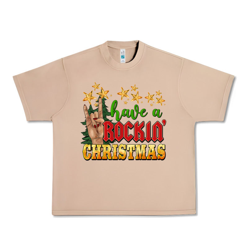 Have A Rockin Christmas Urban Heavy Tee by BarkalooDesign | Teevron
