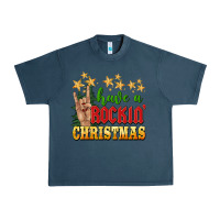 Midnight Navy have a rockin christmas Urban Heavy Tee - BarkalooDesign