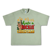 Oil Green have a rockin christmas Urban Heavy Tee - BarkalooDesign
