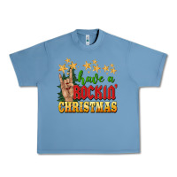 Pebble Blue have a rockin christmas Urban Heavy Tee - BarkalooDesign