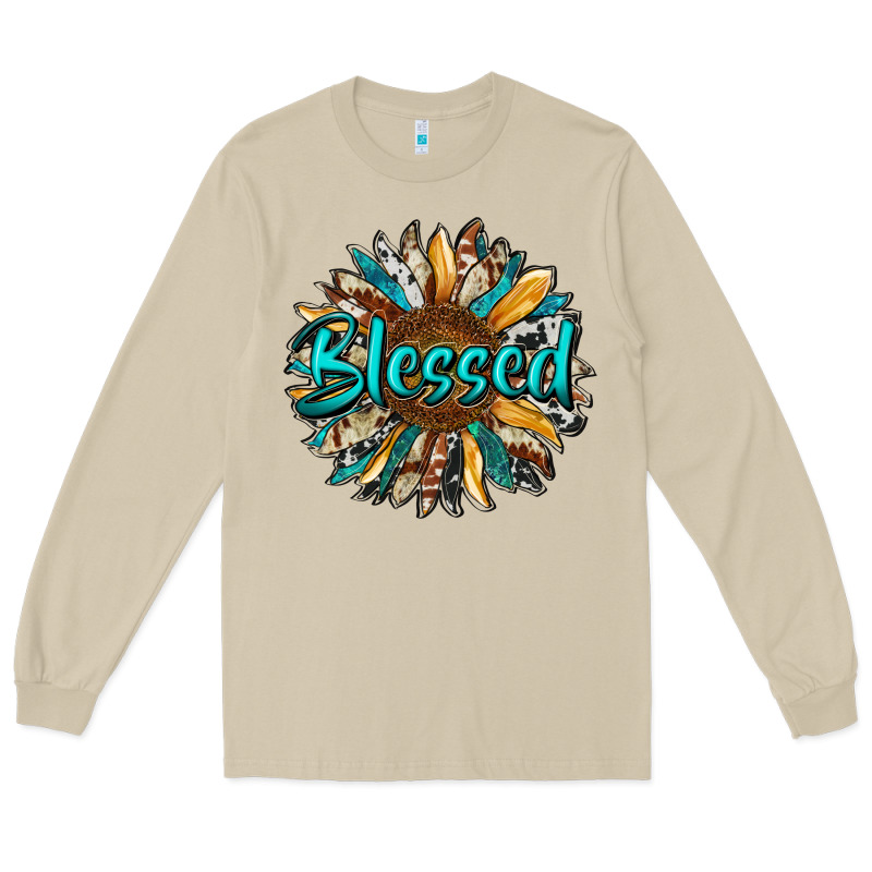 Blessed Sunflower Long Sleeve Tee by RanaPortraitStore | Teevron
